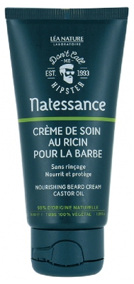 Natessance Crème de Soin pour la Barbe au Ricin 50 ml