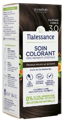 Natessance Colorant Care 150 ml - Kolor: Dark Chestnut 3.0