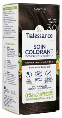 Natessance Coloring Care 150ml - Hair Colour: Dark Brown 3.0