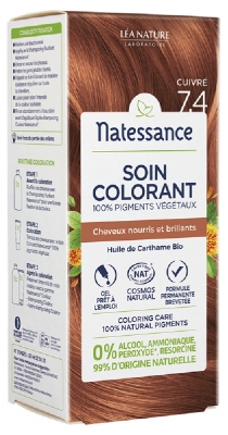 Natessance Soin Colorant 150 ml - Coloration : Cuivré 7.4