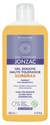 Eau de Jonzac Nutritive Organic High-Tolerance Ultra-Rich Shower Gel 250ml