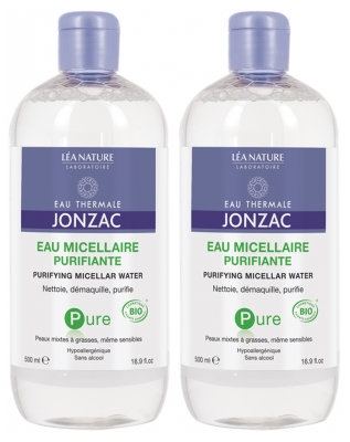 Eau de Jonzac Pure Purifying Micellar Water Organic 2 x 500ml