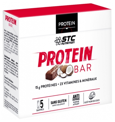 STC Nutrition High Protein Bars Coconut Flavour 5 Bars x 45g