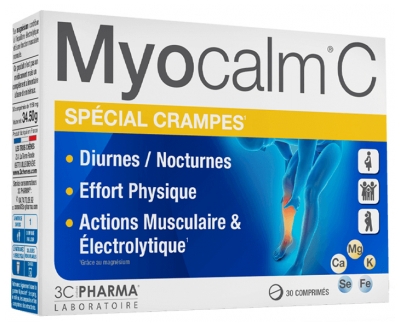 3C Pharma Myocalm C Special Cramps 30 Tabletek