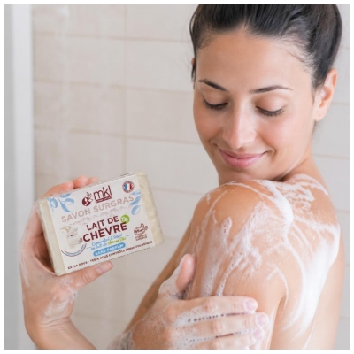 MKL Green Nature Leche de Cabra Jabón Orgánico sin Grasa sin Aroma 100 g