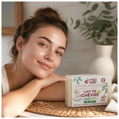 MKL Green Nature Luomukinvomaitoinen Ylirasvainen Saippua Sencha-tee 100 g