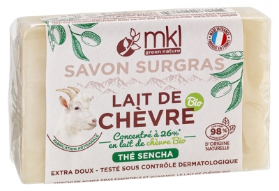 MKL Green Nature Organic Goat's Milk Surgras Soap Sencha Tea 100g