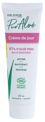 Pur Aloé Dnevna krema z živo Aloe Vero 67% Bio 50 ml