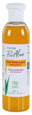 Pur Aloé Puhdistava ja Meikinpoisto-geeli Aloe Vera 87% Bio 250 ml