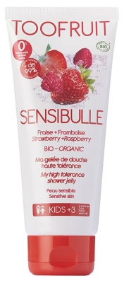 Toofruit Sensibulle High Tolerance Shower Jelly Raspberry Strawberry 200ml