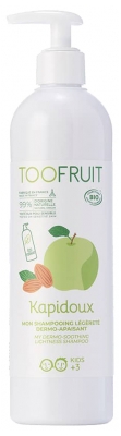 Toofruit Kapidoux Shampoing Légèreté Dermo-Apaisant Pomme Verte Amande Douce Bio 400 ml