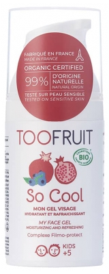 Toofruit So Cool Mon Gel Visage Hydratant et Rafraîchissant 30 ml
