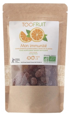 Toofruit Mon Immunité Organic 30 Gummies