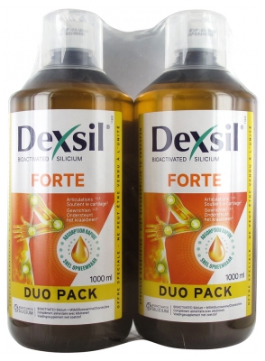 Dexsil Forte Gelenke + MSM Glukosamin Chondroitin Trinkbare Lösung Packung von 2 x 1 L