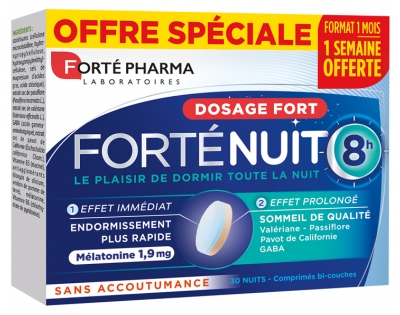 Forté Pharma Forté Nuit 8h 30 Tabletek Oferta Specjalna