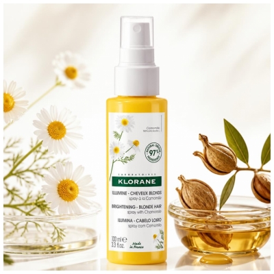 Klorane Illumine - Cheveux Blonds Spray à la Camomille 100 ml