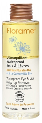 Florame Démaquillant Waterproof Yeux & Lèvres Bio 110 ml