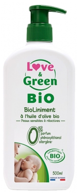 Love & Green BioLiniment mit Bio-Olivenöl 500 ml