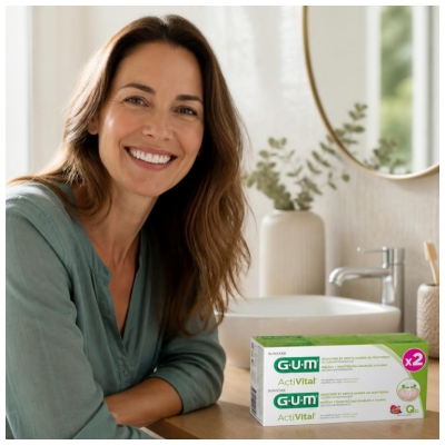 GUM Activital Dentifrice Q10 Lot de 2 x 75 ml