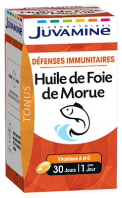 Juvamine Aceite de Hígado de Bacalao 30 Cápsulas