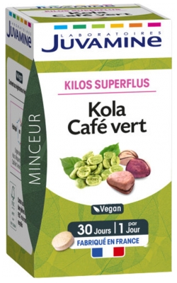 Juvamine Kola Green Coffee 30 Compresse