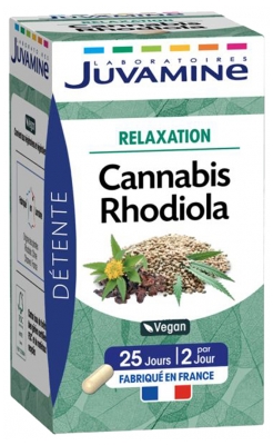 Juvamine Cannabis Rhodiola 30 Gélules