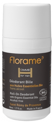 Florame Men Roll-On Deodorant Organic 50ml