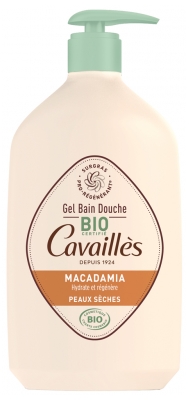 Rogé Cavaillès Gel Bain Douche Peaux Sèches Macadamia Bio 1 L