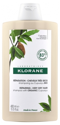 Klorane Réparation - Cheveux Très Secs Shampoing au Cupuaçu Bio 400 ml
