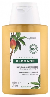 Klorane Nutrition - Cheveux Secs Shampoing à la Mangue 100 ml