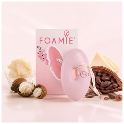 Foamie Săpun Solid Hidratant cu Floare de Cireș & Unt de Karité 80 g
