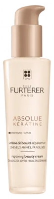 René Furterer Absolue Kératine Cure Renaissance Crème de Beauté Réparatrice Cheveux Abîmés Fragilisés 100 ml