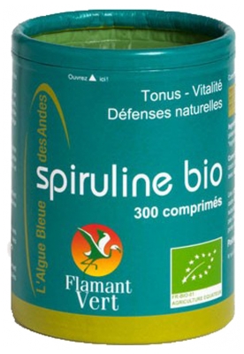 Flamant Vert Espirulina Bio 300 Comprimidos de 500 mg