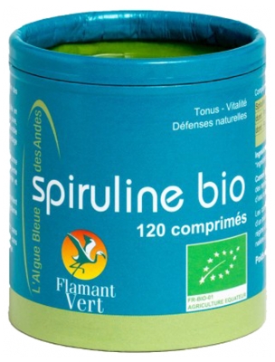Flamant Vert Spirulīna Bio 120 tabletes pa 500 mg