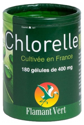 Flamant Vert Chlorelle 180 Gélules de 400 mg