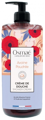 Osmaé Duschcreme Hafer Pudrig 1 L