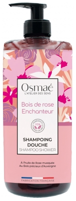 Osmaé Shampoo Doccia All'incantevole Legno di Rosa 1 L