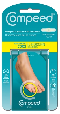 Compeed Horns Medium Size Bandages 10 Bandages