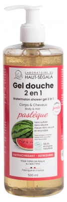 Laboratoire du Haut-Ségala 2w1 Organiczny żel pod Prysznic Arbuz 500 ml