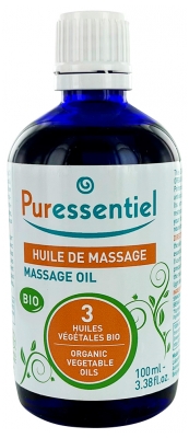 Ulei de Masaj cu 3 Uleiuri Vegetale Bio Puressentiel 100 ml