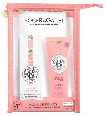 Roger & Gallet Fleur de Figuier Agua Perfumada Beneficiosa 30 ml + Gel de Ducha Beneficioso 50 ml Gratis