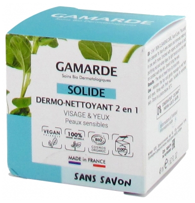 Gamarde Solid 2-in-1 Dermo-Cleaner Organic 48ml