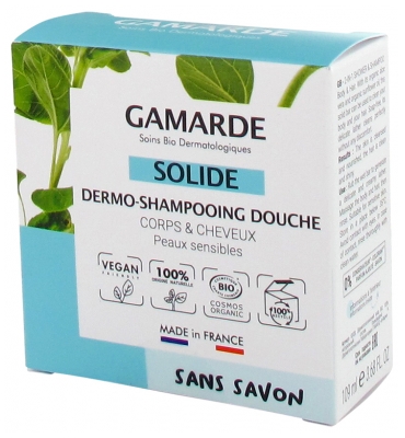 Gamarde Dermo-Shampoing Douche Solide Bio 109 ml