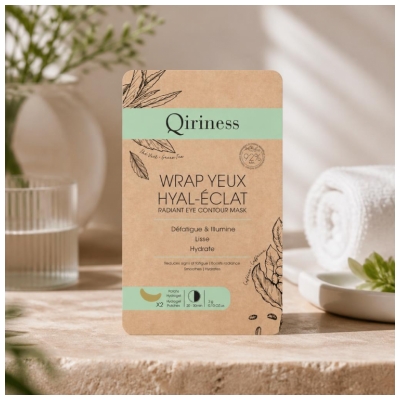 Qiriness Wrap Oči Hialuronski sijaj 2 hidrogelna obliža