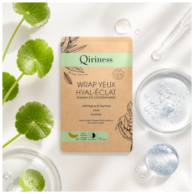 Qiriness Wrap Oči Hialuronski sijaj 2 hidrogelna obliža