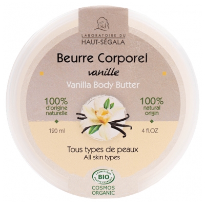 Laboratoire du Haut-Ségala Beurre Corporel Vanille Bio 120 ml