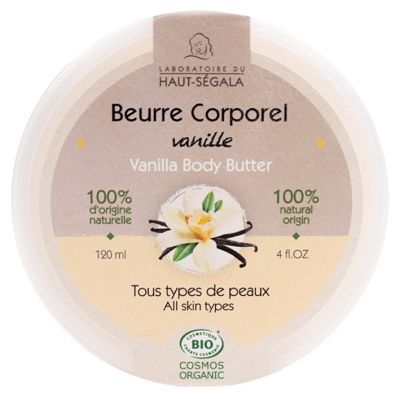 Laboratorio del Alto Ségala Manteca Corporal de Vainilla Ecológica 120 ml