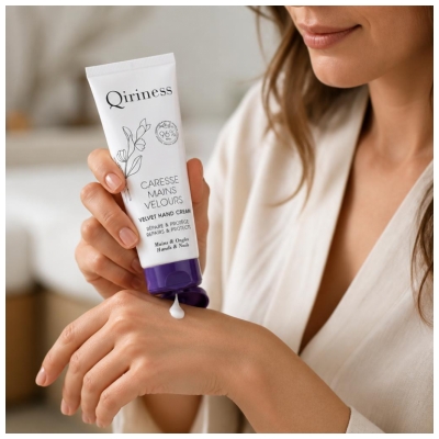 Qiriness Caresse Velourhænder 75 ml