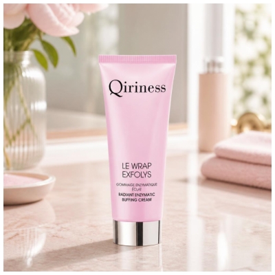 Qiriness Le Wrap Exfolys Enzymatisk Eksfoliering Glans 75 ml