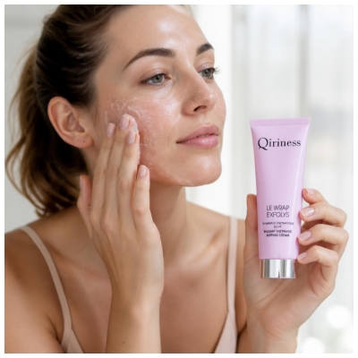 Qiriness Le Wrap Exfolys Enzymatisk Eksfoliering Glans 75 ml